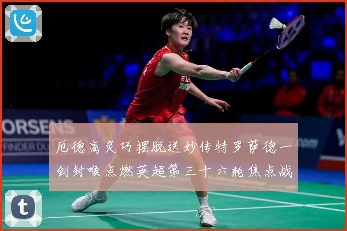 厄德高灵巧摆脱送妙传特罗萨德一剑封喉点燃英超第三十六轮焦点战数据研判：最新赛事动态与深度分析